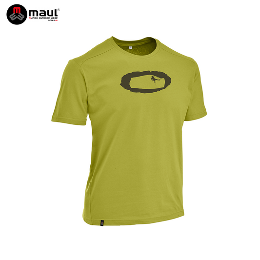 【 MAUL】Kraxlmax 男透氣舒適印花短T恤 - JJSJ結交世界