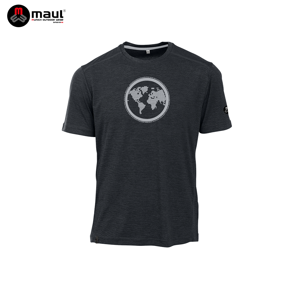 【 MAUL】Earth fresh 男抗臭透氣快乾印花短T恤 - JJSJ結交世界