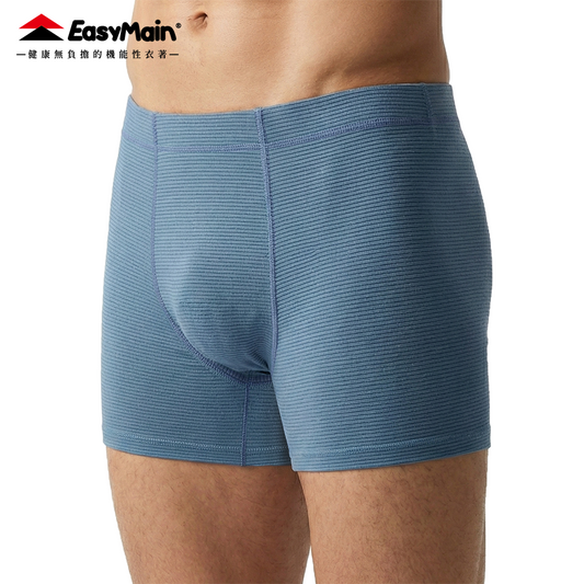 【 EasyMain 】YE00063 男高彈性乾爽平口內褲 EASYMAIN