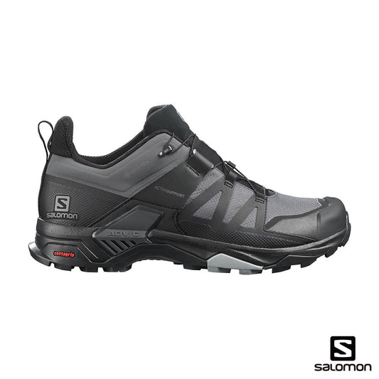 【SALOMON】 X ULTRA 4 Goretex 男款低筒登山鞋 寬楦 - JJSJ結交世界