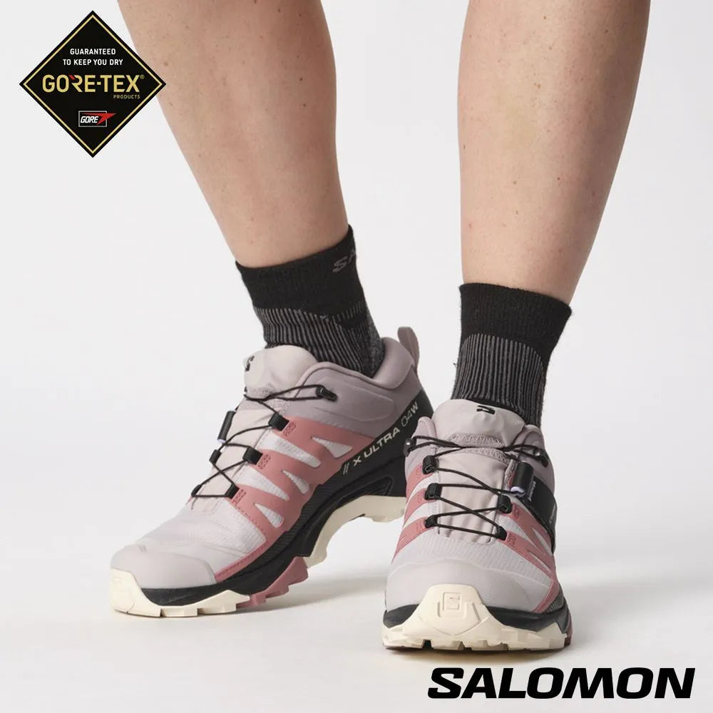 【SALOMON】 女 X ULTRA 4 Goretex 低筒登山鞋 - JJSJ結交世界