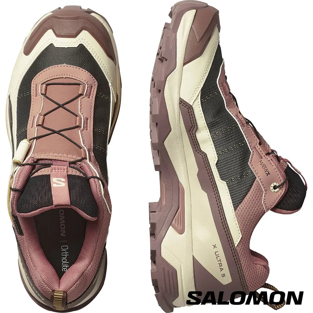 【SALOMON】女 X ULTRA 5 Goretex 低筒登山鞋 SALOMON