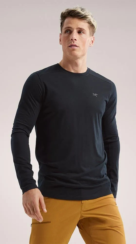 【 Arcteryx 始祖鳥 】男 Ionia 長袖羊毛T恤 ARCTERYX