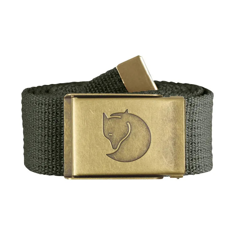 【Fjällräven】 Canvas 銅釦帆布皮帶 4cm Fjällräven