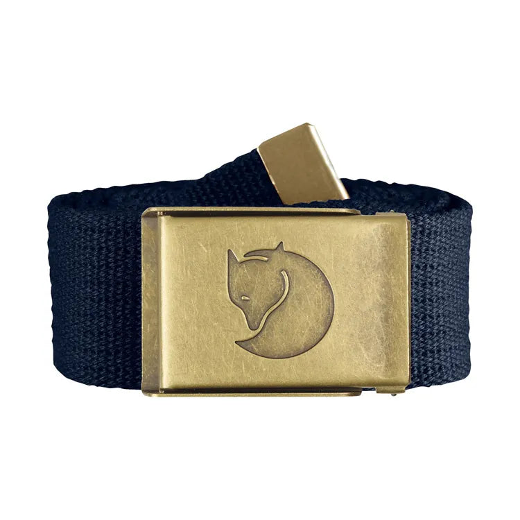 【Fjällräven】 Canvas 銅釦帆布皮帶 4cm Fjällräven