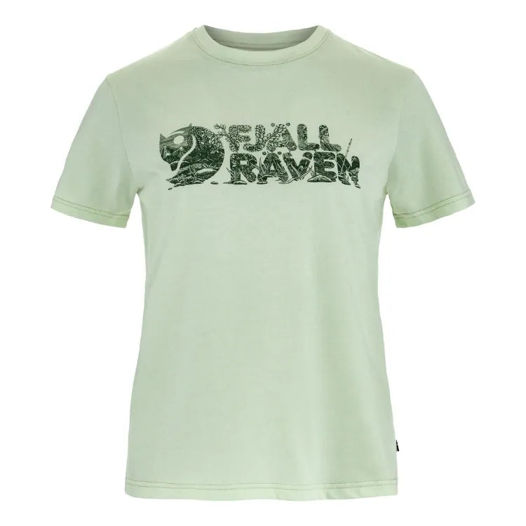【Fjällräven】  LUSH LOGO 女混棉T恤 Fjällräven