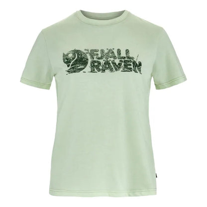 【Fjällräven】  LUSH LOGO 女混棉T恤 Fjällräven