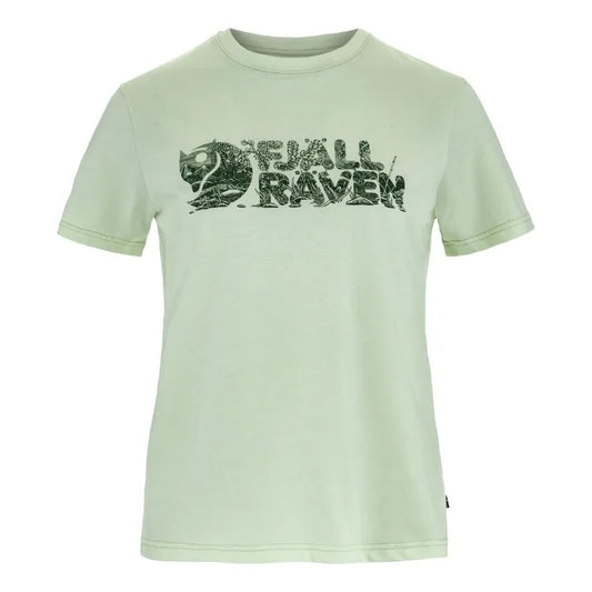 【Fjällräven】  LUSH LOGO 女混棉T恤 Fjällräven