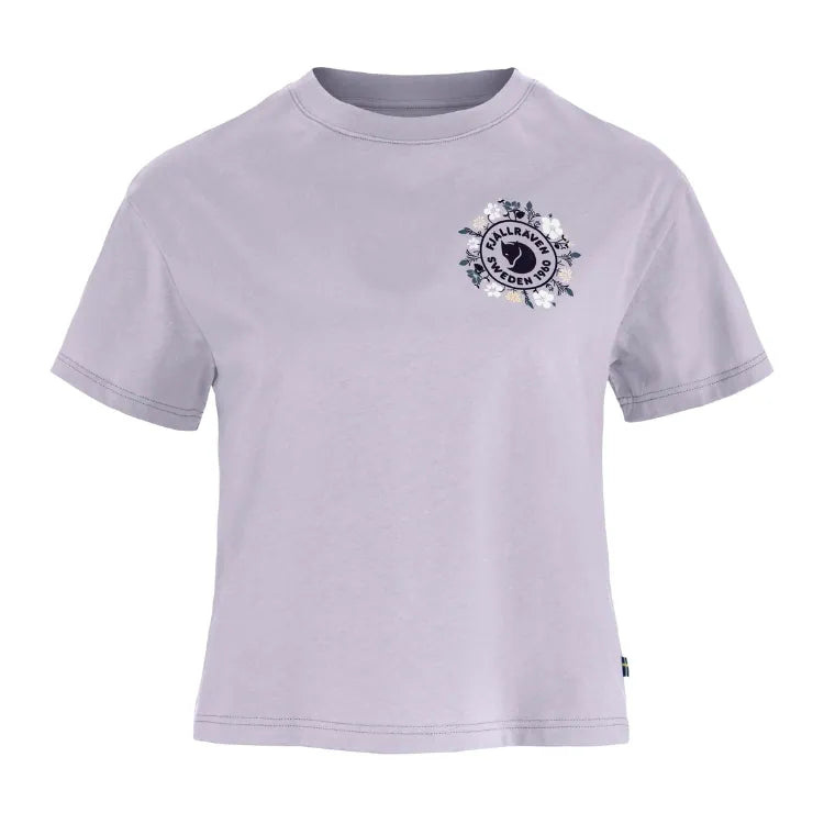 【Fjällräven】Fjallblomster Logo T恤 女 Fjällräven