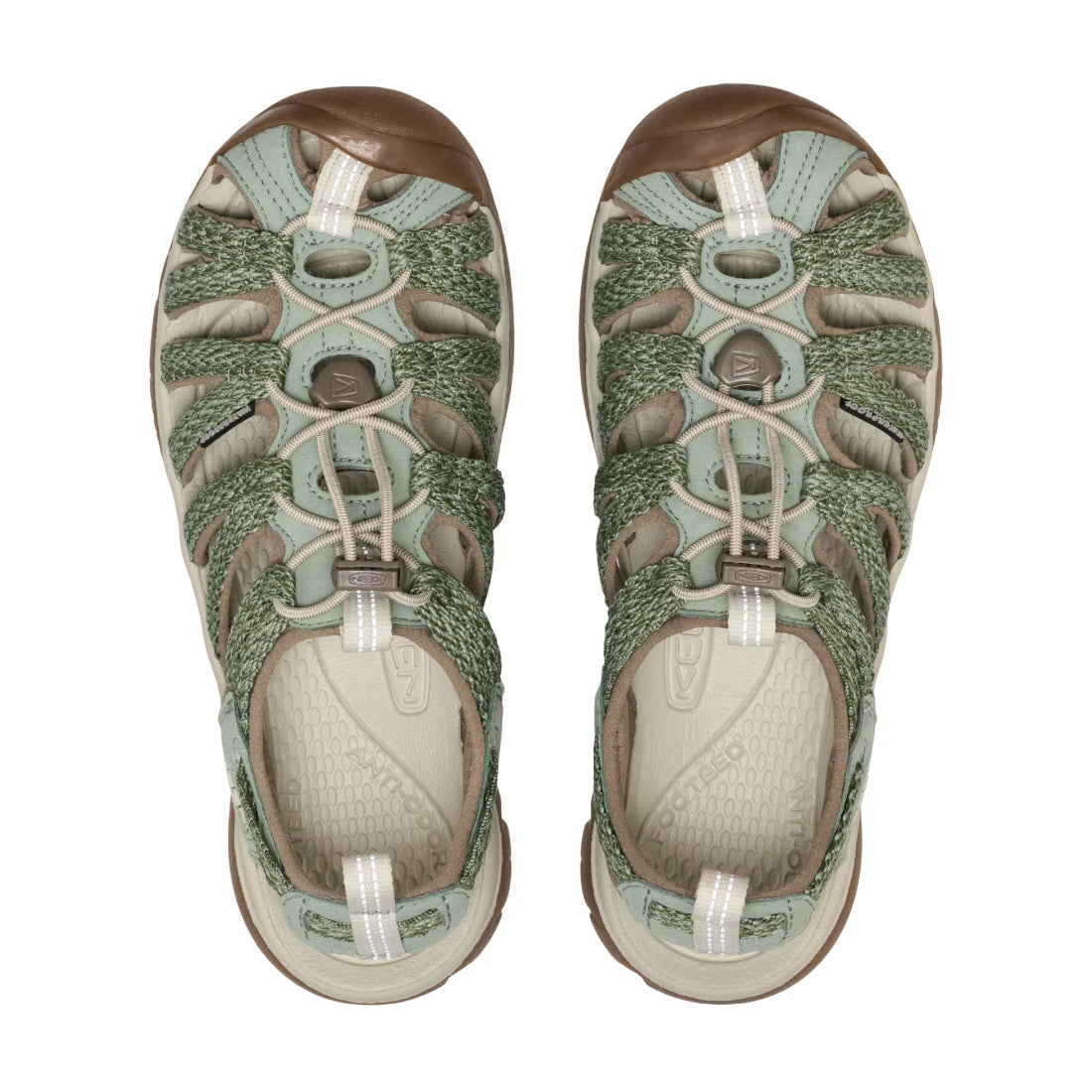 【 KEEN 】WHISPER 輕量級護趾涼鞋 女款 綠 KEEN