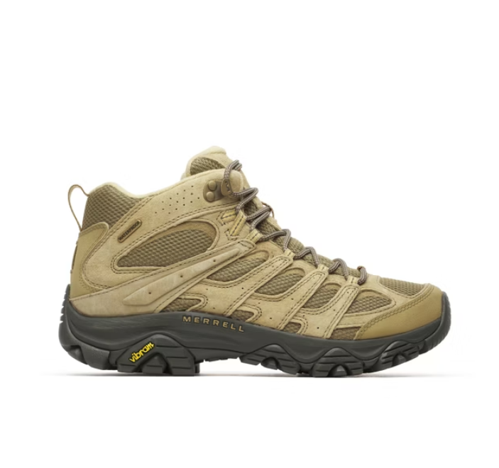 【MERRELL 】MOAB 3 MID WP 高筒登山健行鞋 男款 棕綠色 MERRELL