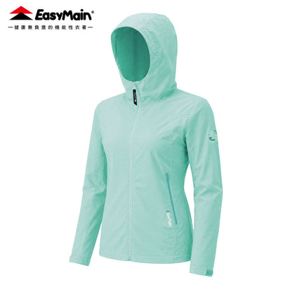 【 EasyMain 】CE26092 女輕巧耐磨快乾連帽夾克風衣Ⅱ (全季型) EASYMAIN