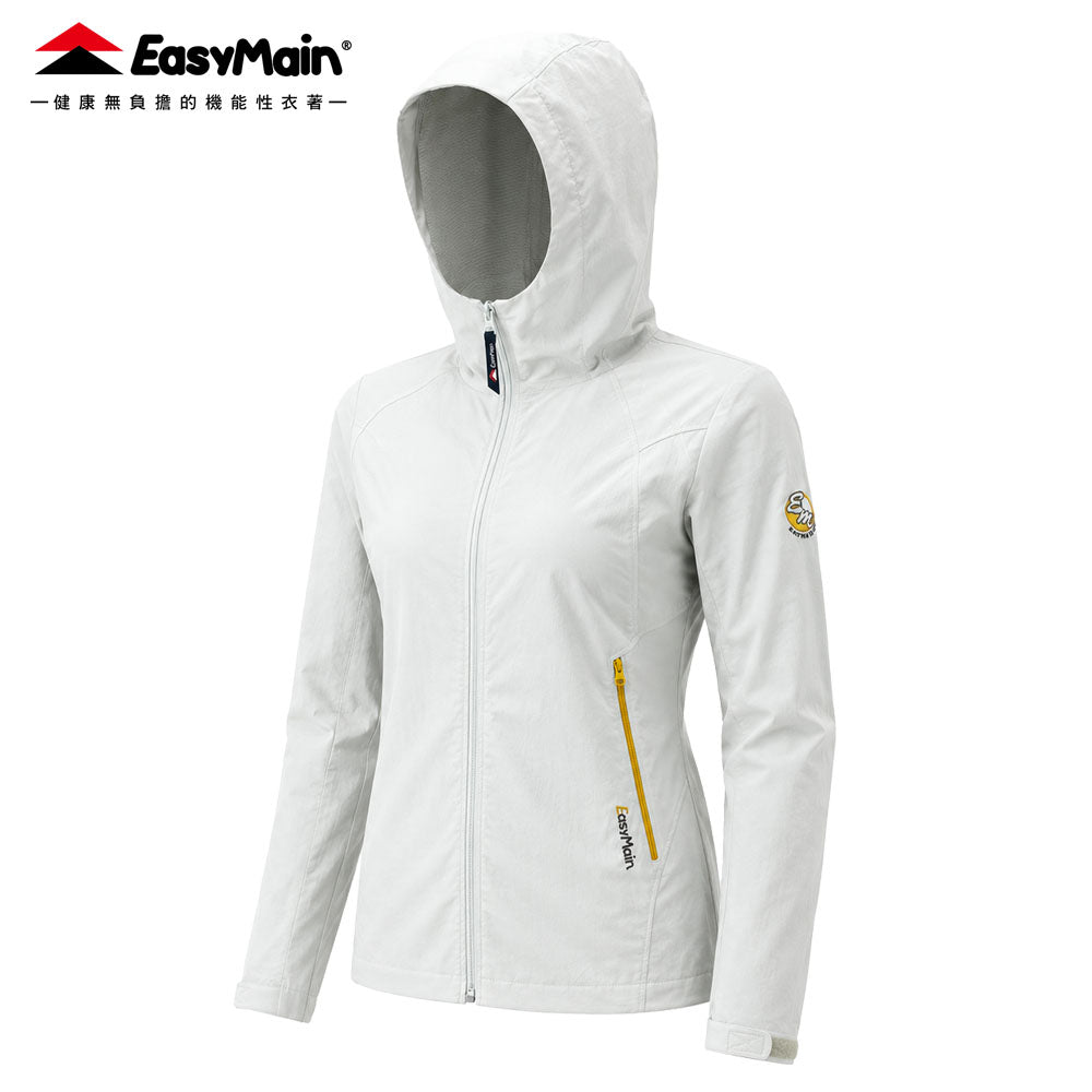 【 EasyMain 】CE26092 女輕巧耐磨快乾連帽夾克風衣Ⅱ (全季型) EASYMAIN