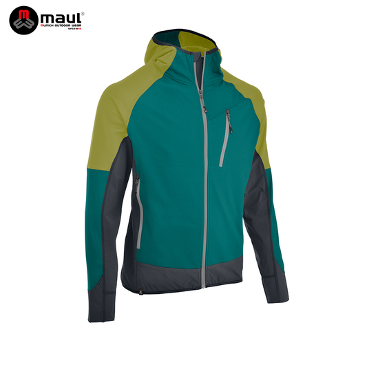 【 MAUL】Kronplatz 男輕量連帽透氣快乾運動夾克
