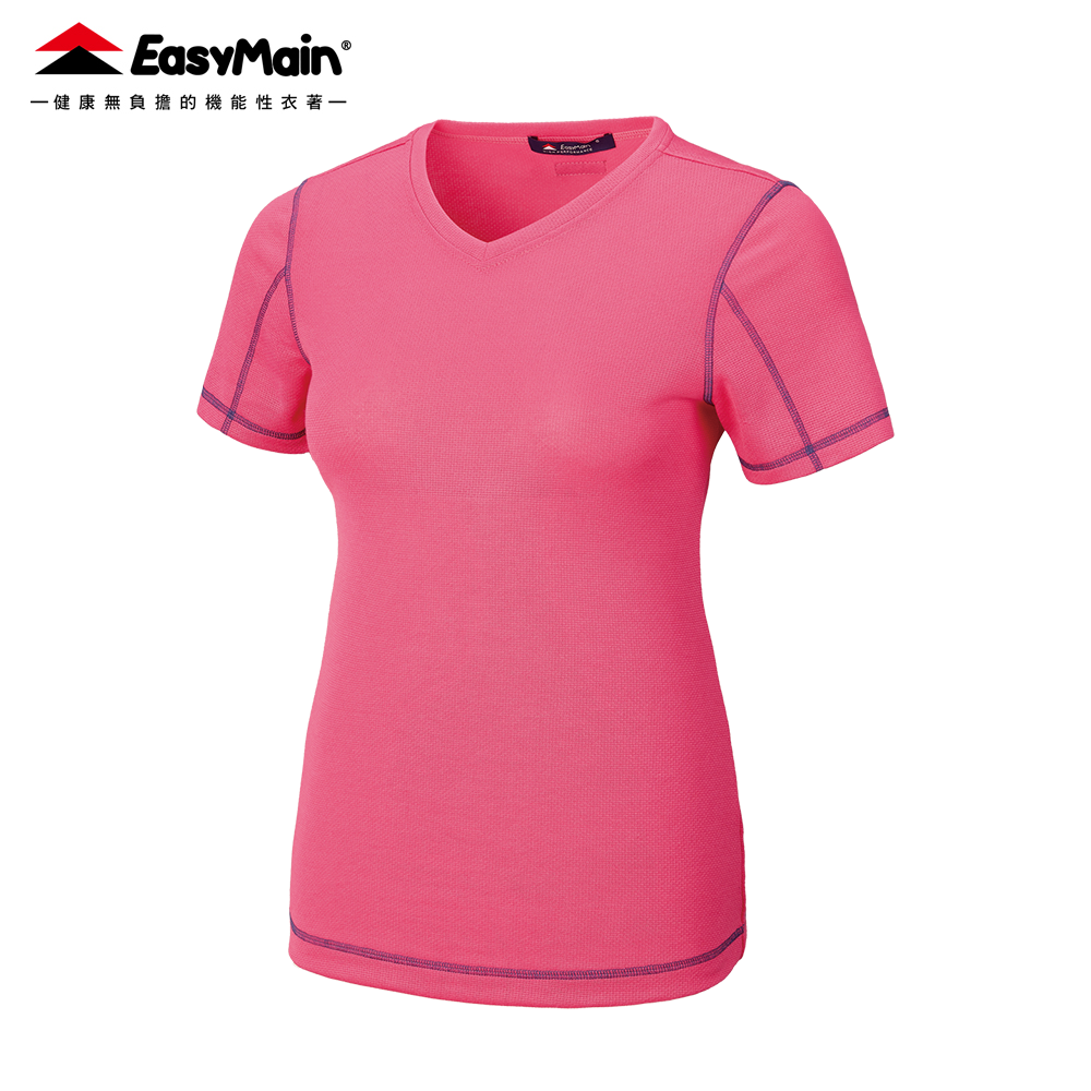 【 EasyMain 】DE26402 女舒爽排汗抗臭短袖T恤 EASYMAIN