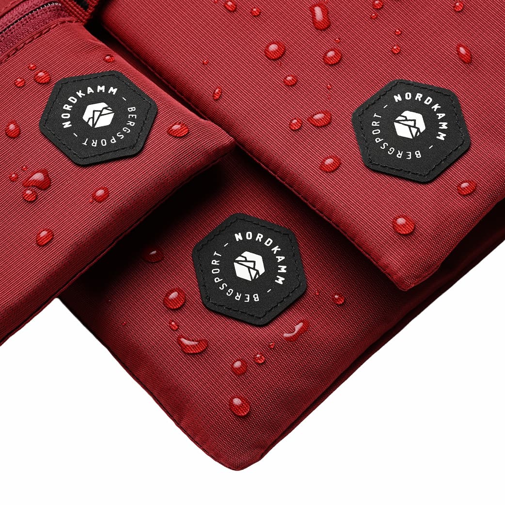 【NORDKAMM】ETAMIN Accessory Bags 多功能收納袋 3入組｜暗紅 NORDKAMM