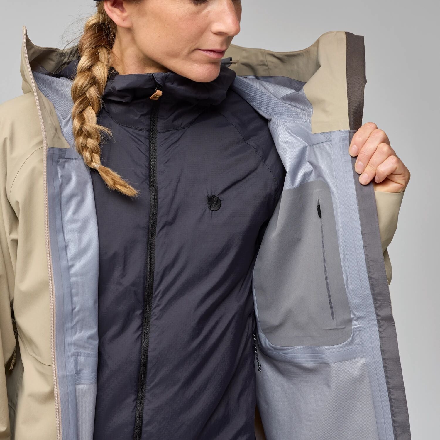 【Fjällräven】Keb GTX 防水夾克  女 Fjällräven