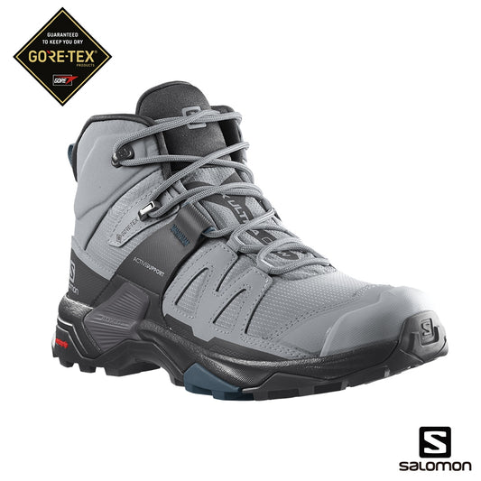 【SALOMON】 X ULTRA 4 Goretex 女款中筒登山鞋 寬楦