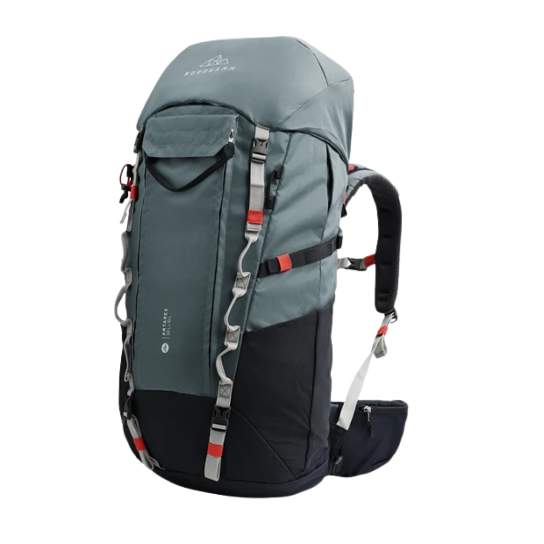 【NORDKAMM】ANTARES Trek & Travel 50+10L 專業登山旅行背包｜灰綠 NORDKAMM