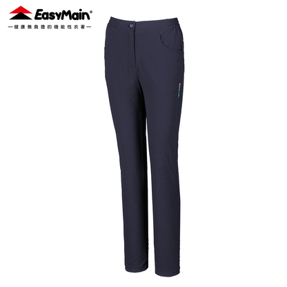 【 EasyMain 】RE25046女彈性快乾細格長褲 EASYMAIN