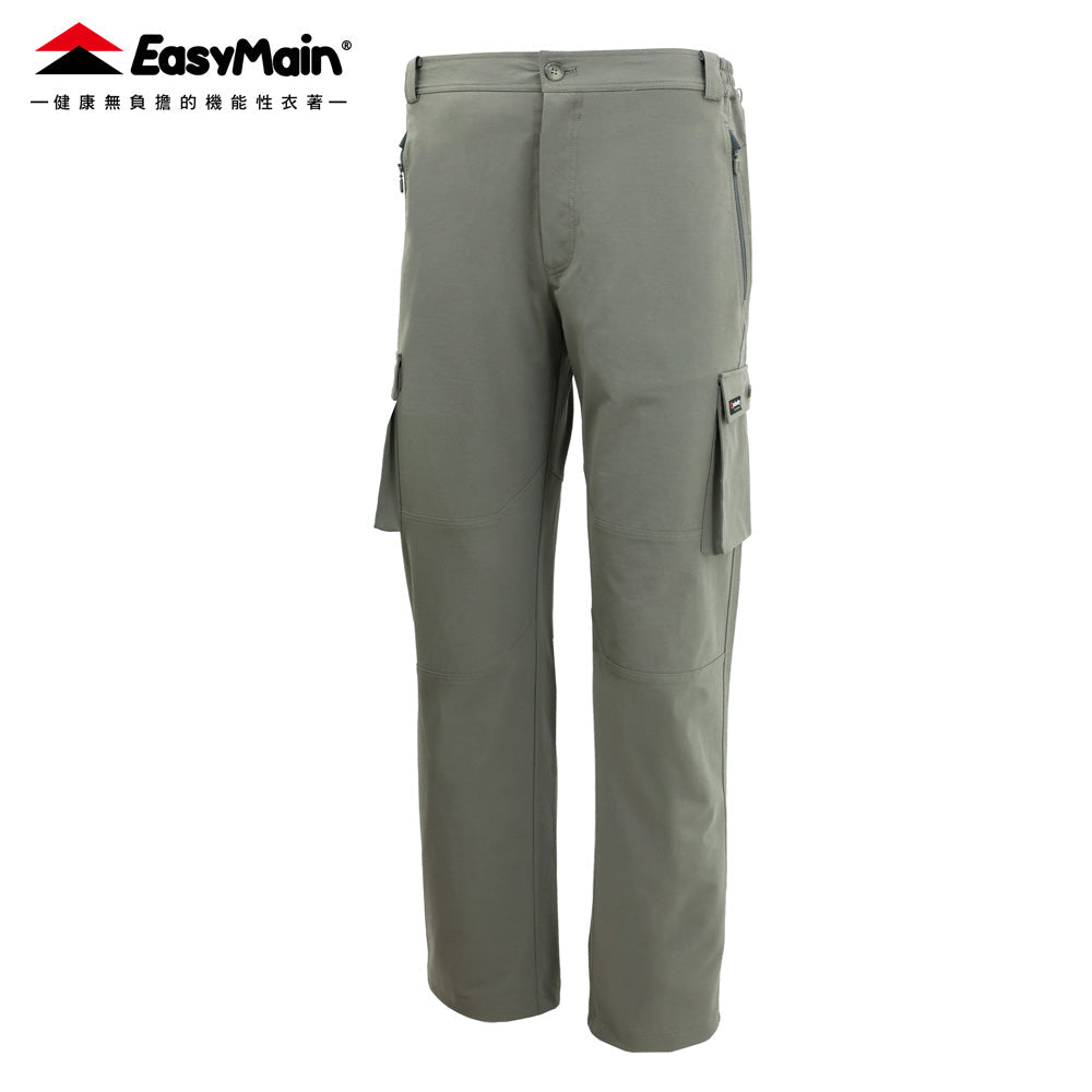 【 EasyMain 】RE25055 男棉感彈性耐磨撥水長褲 EASYMAIN