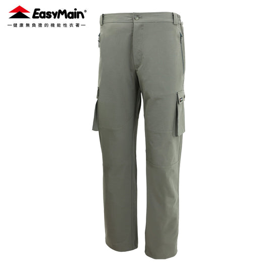 【 EasyMain 】RE25055 男棉感彈性耐磨撥水長褲 EASYMAIN
