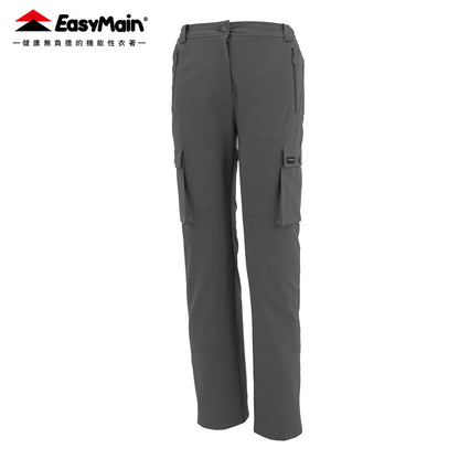 【 EasyMain 】RE25056 女棉感彈性耐磨撥水長褲 EASYMAIN