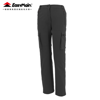 【 EasyMain 】RE25056 女棉感彈性耐磨撥水長褲 EASYMAIN