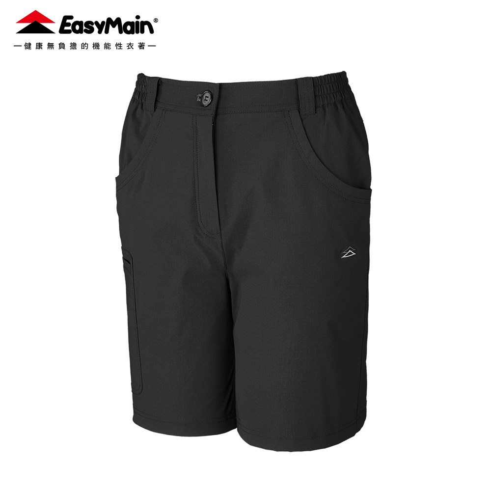 【 EasyMain 】RE26048 女彈性快乾細格五分短褲 (副本) EASYMAIN