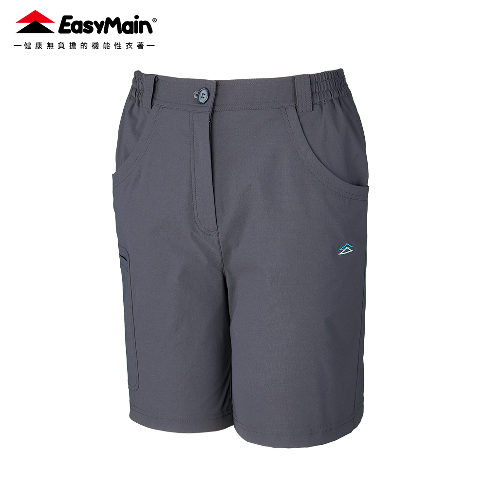 【 EasyMain 】RE26048 女彈性快乾細格五分短褲 (副本) EASYMAIN