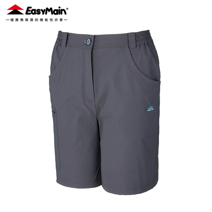 【 EasyMain 】RE26048 女彈性快乾細格五分短褲 (副本) EASYMAIN
