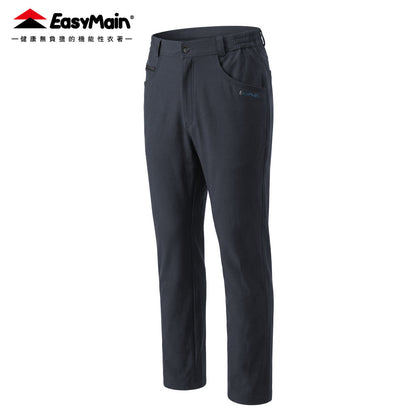 【 EasyMain 】RE26051 男防風彈性快乾保暖防水長褲 EASYMAIN
