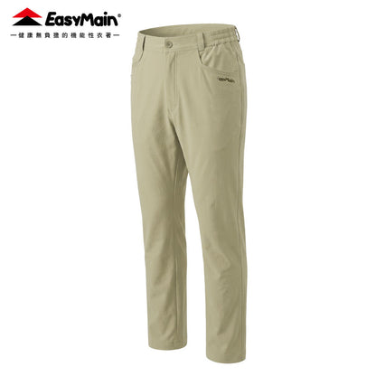 【 EasyMain 】RE26059 男彈性吸汗有機蕉麻長褲 EASYMAIN