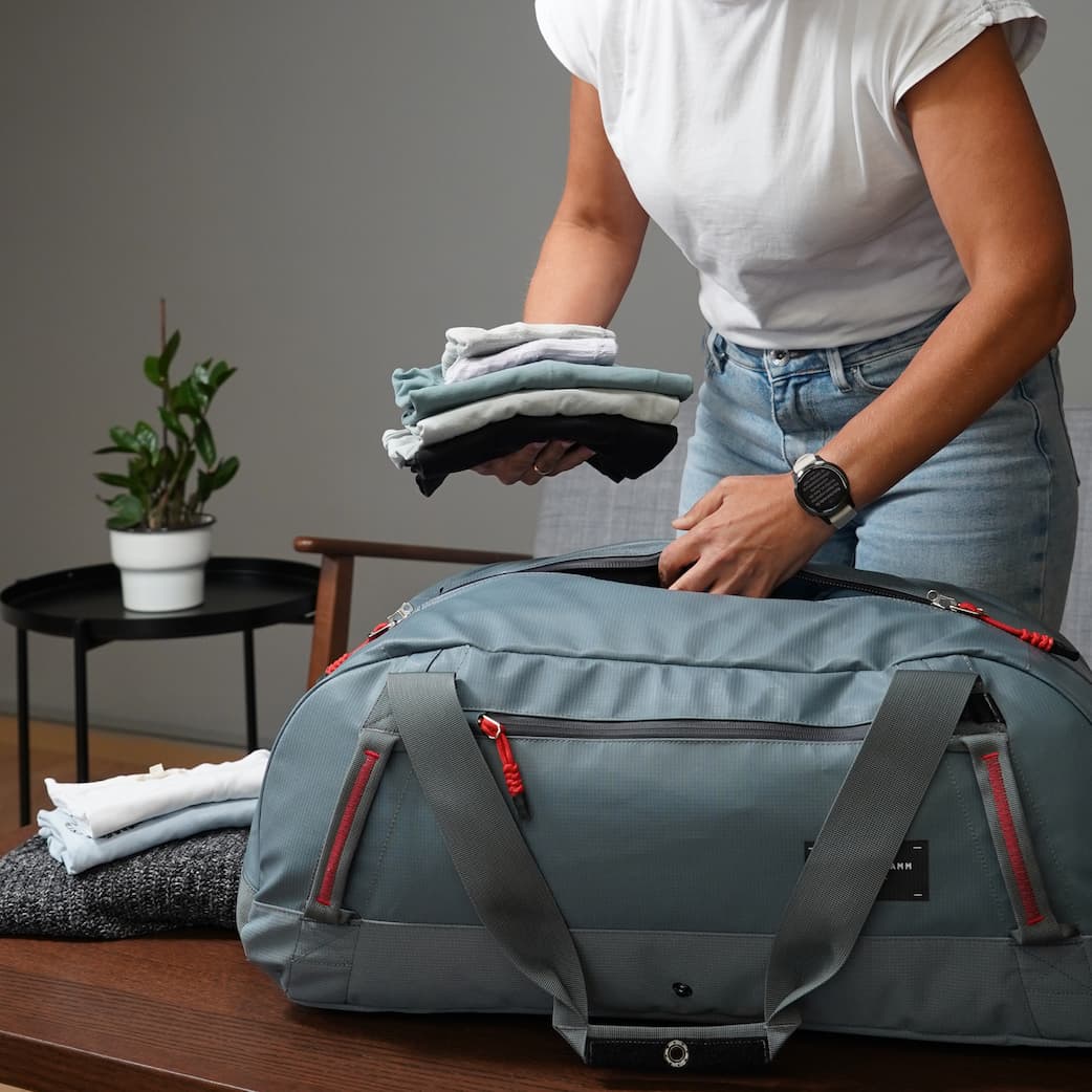 【NORDKAMM】Duffle Bag RIGEL 60L 多功能旅行裝備袋 ｜淺綠 NORDKAMM