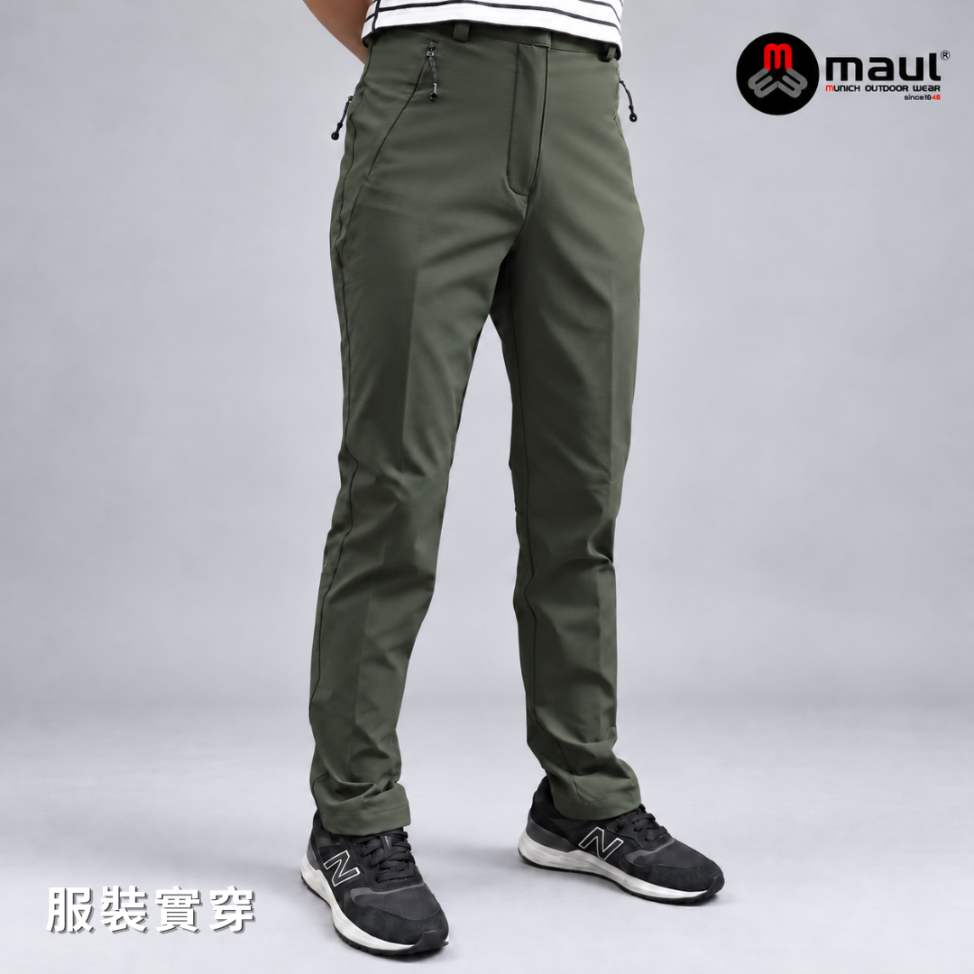 【 MAUL】Merino Trekker 女羊毛混紡高彈性撥水透氣長褲 台灣版型 MAUL