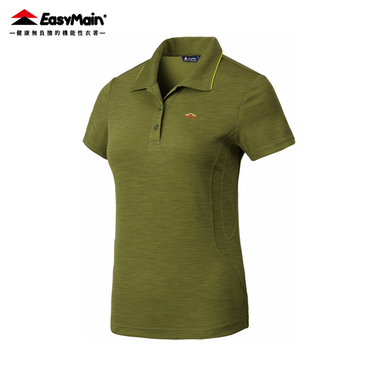 【 EasyMain 】SE23008 女排汗短袖休閒衫 EASYMAIN
