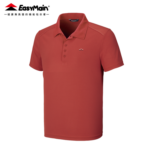 【 EasyMain 】SE24003 男調溫防臭無靜電短袖衫 EASYMAIN