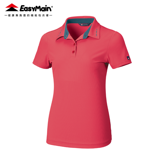 【 EasyMain 】SE25002 女快乾透氣短袖休閒衫 EASYMAIN
