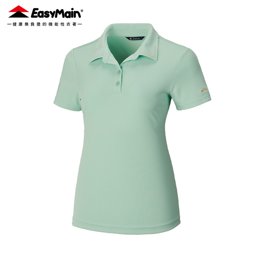 【 EasyMain 】SE26000 女調溫防臭無靜電短袖休閒衫 EASYMAIN