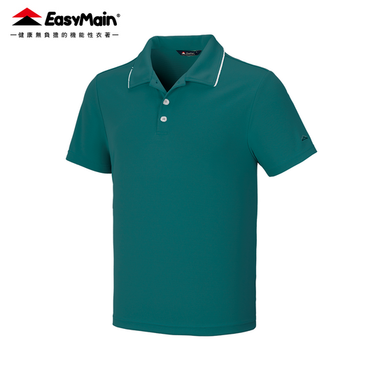 【 EasyMain 】SE26001 男調溫防臭無靜電短袖休閒衫 EASYMAIN