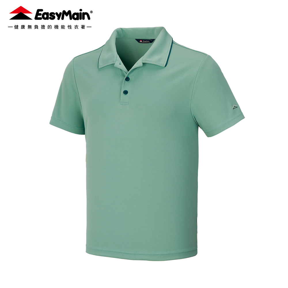 【 EasyMain 】SE26001 男調溫防臭無靜電短袖休閒衫 EASYMAIN