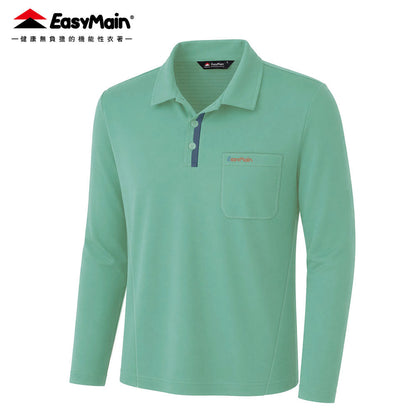 【 EasyMain 】SE26065 男調溫防臭抗靜電長袖休閒衫 EASYMAIN