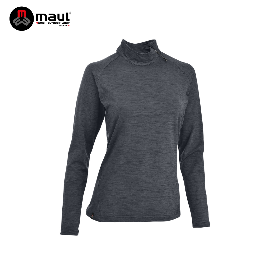 【 MAUL 】Simetzberg fresh  女款排汗抗臭長袖高領衫 MAUL