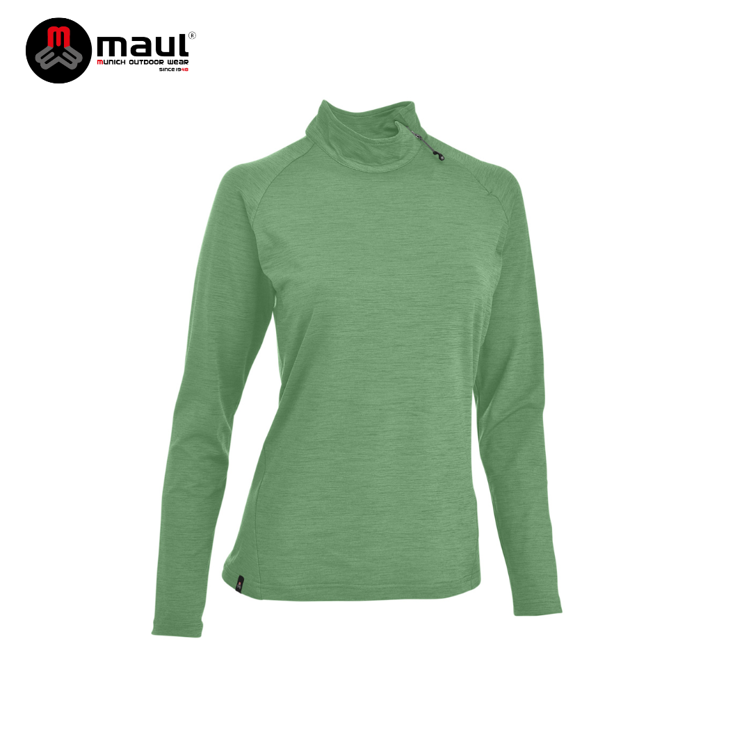 【 MAUL 】Simetzberg fresh  女款排汗抗臭長袖高領衫 MAUL