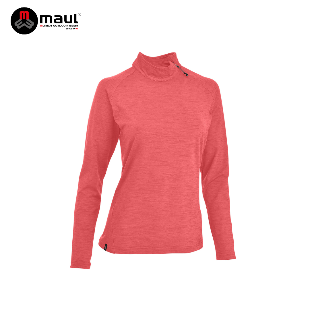 【 MAUL 】Simetzberg fresh  女款排汗抗臭長袖高領衫 MAUL