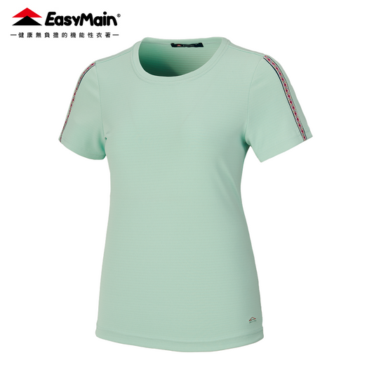 【 EasyMain 】TE26016 女調溫防臭無靜電短袖T恤 EASYMAIN