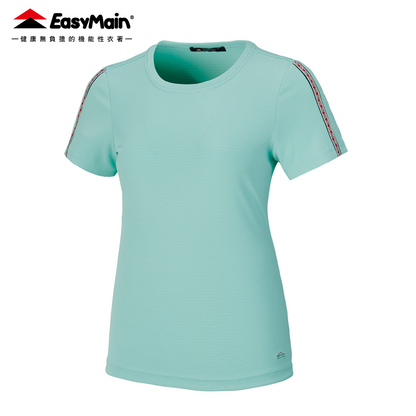 【 EasyMain 】TE26016 女調溫防臭無靜電短袖T恤 EASYMAIN