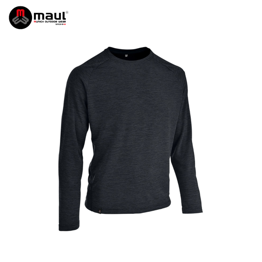 【 MAUL】Marbach II fresh 男款素色長袖抗臭運動T恤 MAUL