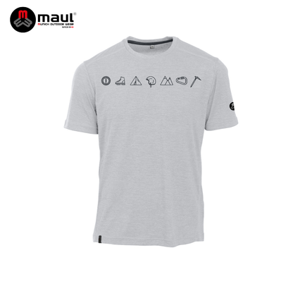【 MAUL】Grinberg fresh 男抗臭透氣快乾印花短T恤 MAUL