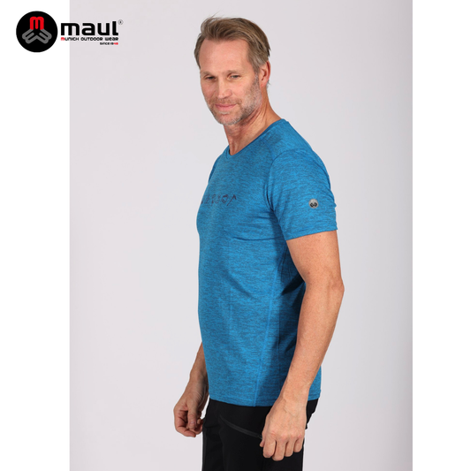 【 MAUL】Grinberg fresh 男抗臭透氣快乾印花短T恤 MAUL